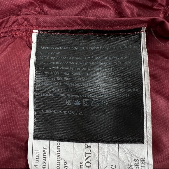 Lululemon Pack It Down Jacket *Shine 700-Fill Goose Down - Chianti | Like New! - Picture 11 of 15